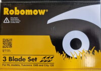 Robomow RM/RL Original-Messer Stahl 3er Pack MRK5003A
