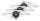 Robomow RM/RL Original-Messer Stahl 3er Pack MRK5003A